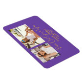 Peace Out 2 Photo 2022 Afstuderen kondigt Paars aa Magneet (Rechterzijde)