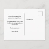 Peace Out 2 Photo Script 2022 Afstuderen Red Aankondigingskaart (Achterkant)