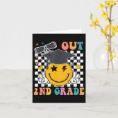 Peace Out 2e klas Afstuderen laatste dag School Se Kaart (Gele Bloem)