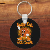 Peace out 2e klas Afstuderen laatste dag van Sleutelhanger (Voorkant)