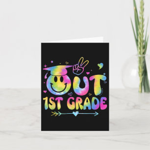 Peace Out 3e klas CL van 2025 Afscheid Afstuderen Kaart