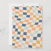 Peace Out 5th Grade Groovy Afstudeerfeest Kaart (Achterkant)