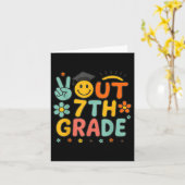 Peace Out 7e klas CL van het Afstuderen tot ziens  Kaart (Gele Bloem)