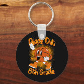 Peace Out 8th Grade Afstuderen laatste dag van Sleutelhanger (Voorkant)
