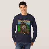 Peace Out Bigfoot Sasquatch T-shirt (Voorkant volledig)