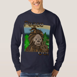 Peace Out Bigfoot Sasquatch T-shirt