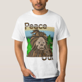 Peace Out Bigfoot Sasquatch T-shirt