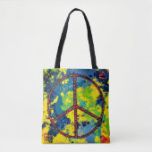 Peace Out Canvas tas (Voorkant)