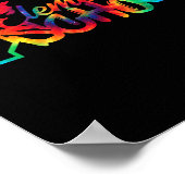 Peace Out Elementary School Terug naar School Tie  Poster (Hoek)