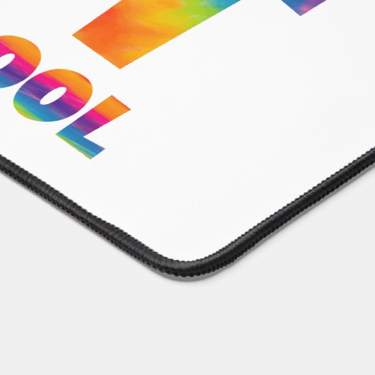 Peace Out Elementary School Tie Dye vorige dag Bureaumat (Hoek)