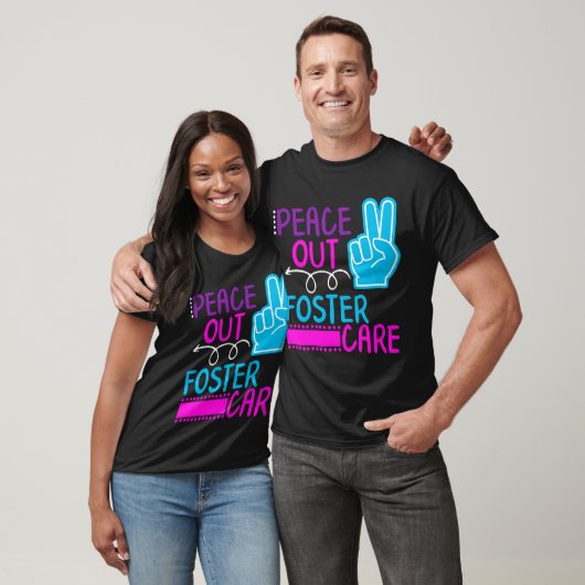 Peace Out Foster Care Shirt, Kinder Tshirt, modern T-shirt (Unisex)