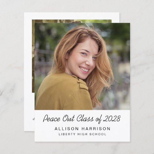 Peace Out-klasse van Photo Afstuderen 2022 (Voorkant / Achterkant)