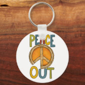 Peace Out Pumpkin Pie Sleutelhanger (Voorkant)