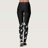Peace over hype hand sign leggings (Achterkant)