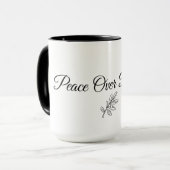Peace Over Pressure – Calm Morning Minimal Mug Mok (Voorkant links)
