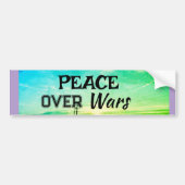 Peace over Wars Bumper Sticker (Voorkant)
