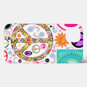 Peace & Paisley Collage Case-Mate iPhone Case (Achterkant (horizontaal))