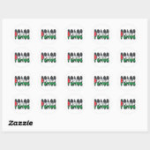 Peace Palestine Ronde Sticker (Vel)