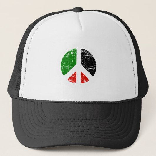Peace Palestine Trucker Pet (Voorkant)