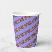 Peace Paper Cups Papieren Bekers (Achterkant)