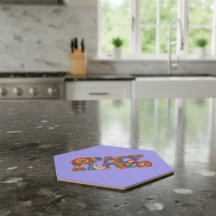 Peace Paper-Onderzetter