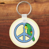 Peace Parrot-Sleutelhanger Sleutelhanger (Voorkant)