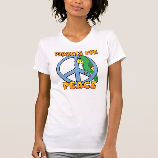 Peace Parrot T-Shirt (Voorkant)