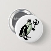Peace Penguin Button (Voorkant /achterkant)