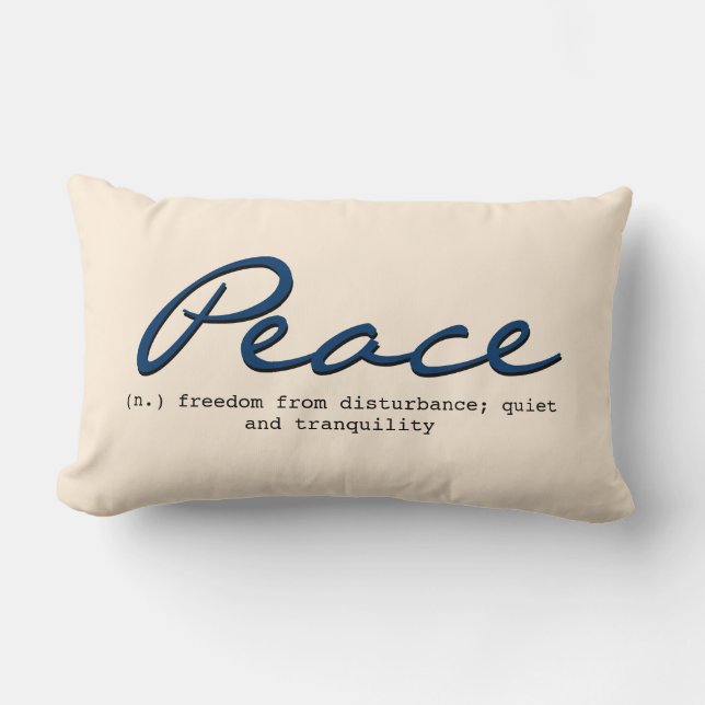 Peace Pillow Kussen (Voorkant)