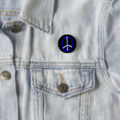 Peace Pin Ronde Button 3,2 Cm (In situ)