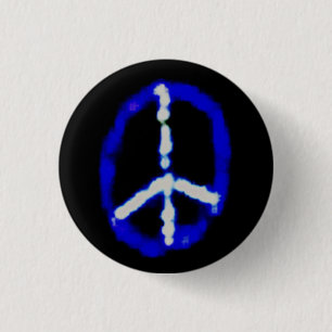 Peace Pin Ronde Button 3,2 Cm