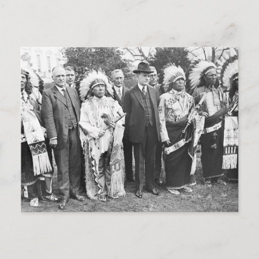 Peace Pipe 1905 Briefkaart (Voorkant)