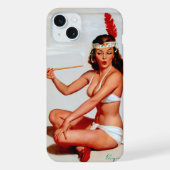 Peace Pipe Pinup iPhone Hoesje (Achterkant)