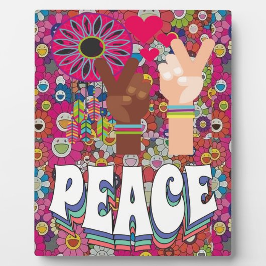 Peace Plaque Fotoplaat (Voorkant)