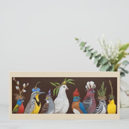 Peace-platte kaart (Staand voorkant)