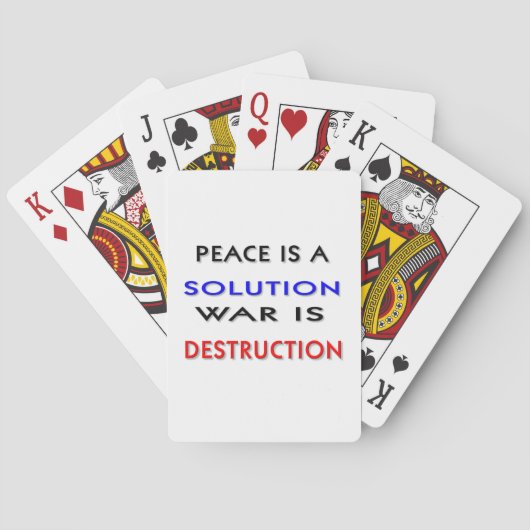 Peace Pokerkaarten (Achterkant)