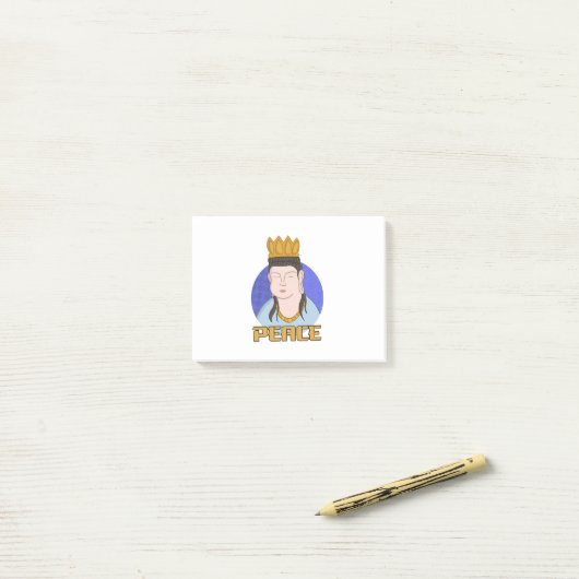 Peace Post-it® Notes (Op bureau)