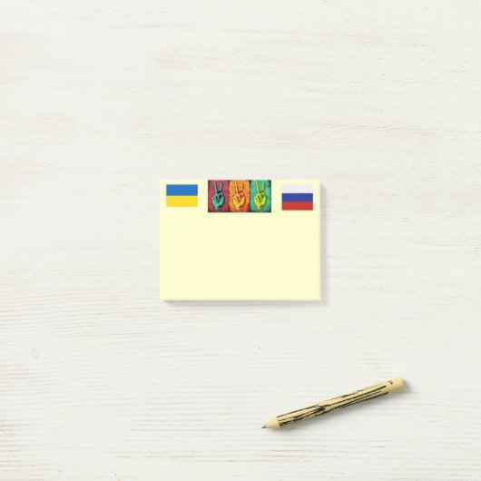 Peace Post-It Notes (Op bureau)