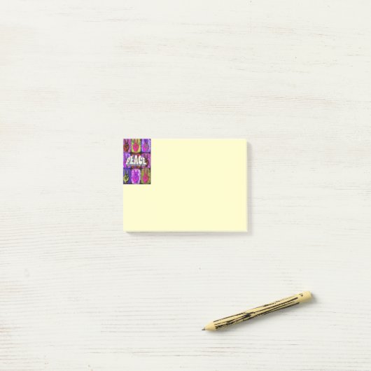 Peace Post-It Notes (Op bureau)