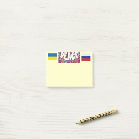 Peace Post-It Notes (Op bureau)