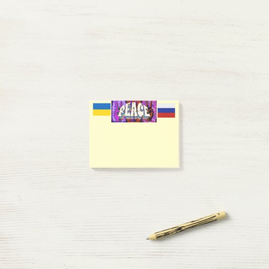 Peace Post-It Notes (Op bureau)