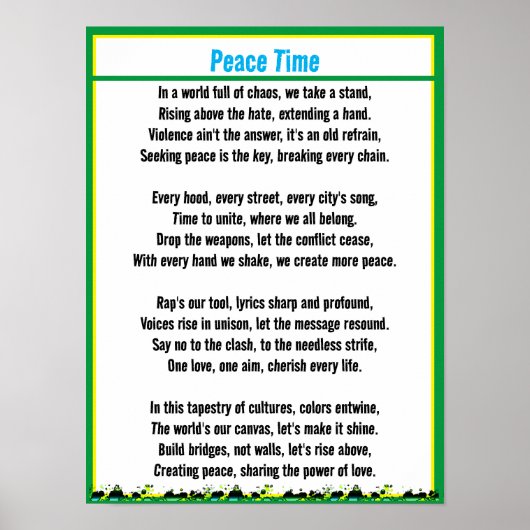 Peace Poster (Voorkant)