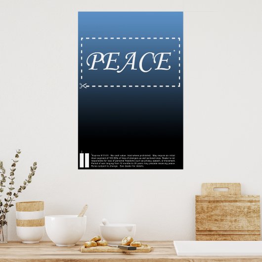 Peace Poster (Keuken)