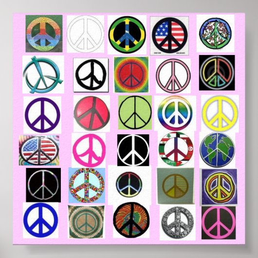 PEACE-POSTER POSTER (Voorkant)