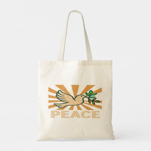 Peace Poster Tote Bag  Harmony & Style (Achterkant)