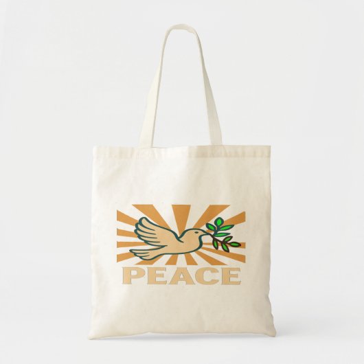 Peace Poster Tote Bag Harmony & Style (Voorkant)