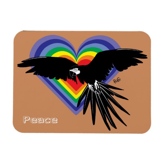 Peace Premium Flexi Magnet Magneet (Horizontaal)
