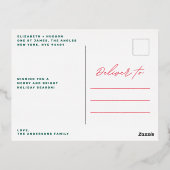 PEACE prettige feestdagen sms-foto's vrolijk kerst (Achterkant)