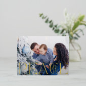 PEACE prettige feestdagen sms-foto's vrolijk kerst (Staand Voorkant)