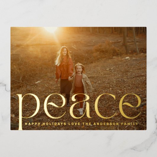 PEACE prettige feestdagen sms-foto's vrolijk kerst (Voorkant)